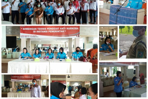 Kegiatan Bimbingan Teknis Penggiat Anti Narkoba di Instansi Pemerintah