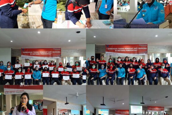 Kegiatan Bimbingan Teknis Penggiat Anti Narkoba di Instansi Pemerintah