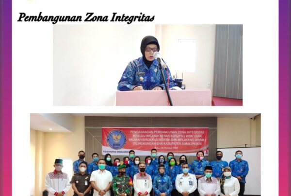 Pencanangan Pembangunan Zona Integritas Menuju Wilayah Bebas Korupsi (WBK)mdan Wilayah Birokrasi dan Melayani (WBBM) di Lingkungan BNN Kabupaten Simalungun